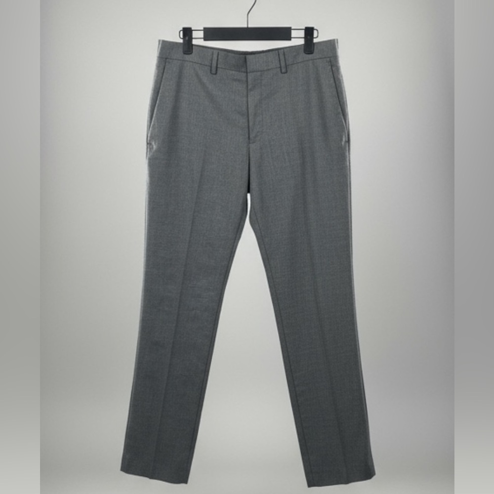 Kenneth Cole Charcoal Men’s Dress Pants Slim Fit Stretch 34x32 Excellent cond - Picture 2 of 13